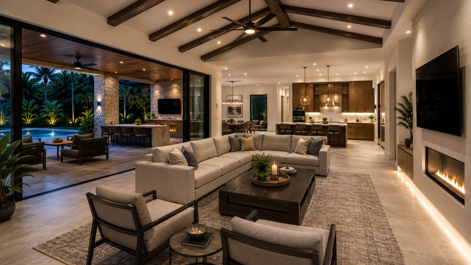 Great Room concept rendering